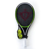 Angel Sports Tennis Raquet 25 pulgadas con dos bolas Verdes