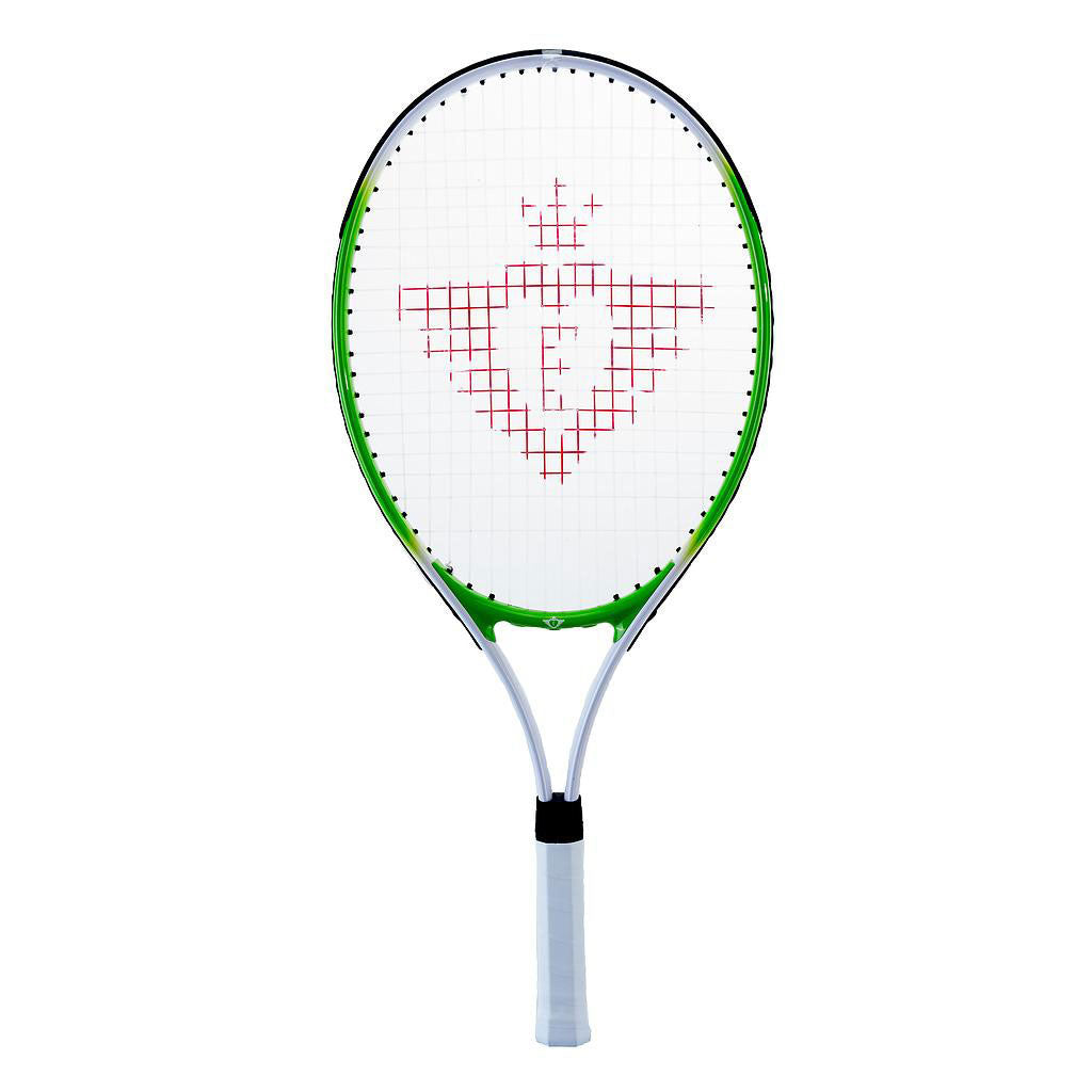 Angel sports Tennisracket 25 inch met twee ballen groen