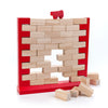 Muro di caduta del gioco di bilanciamento in legno