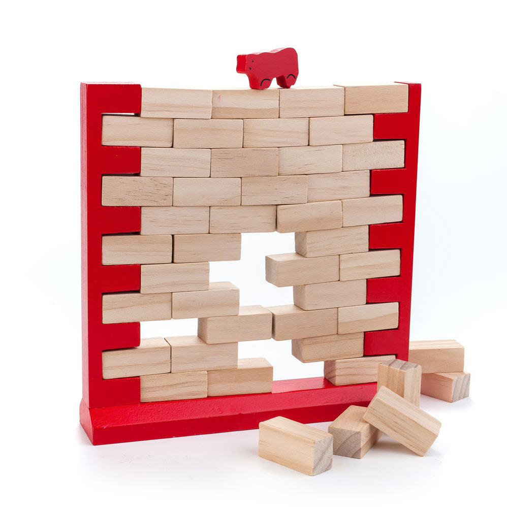 Muro di caduta del gioco di bilanciamento in legno