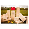 Rubbo originale di Kubb con Re rosso