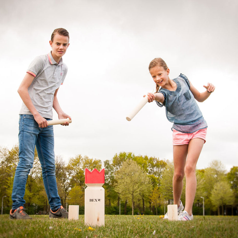 Kubb de goma original con Red King