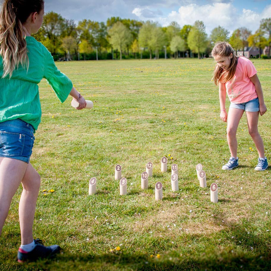 Número de kubb madera de goma original