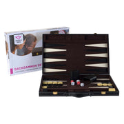 Backgammon 18 Brown and Ivory Classic Game de mesa - afbeelding 2