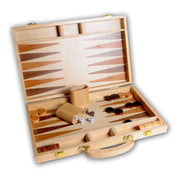 Backgammon madera marrón 48 x 38 cm - afbeelding 1