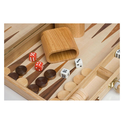 Backgammon madera marrón 48 x 38 cm