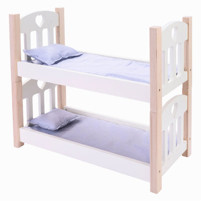Bambole letto a castello grigio bianco