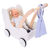 Muñeca de madera camión camioneta gris blanco - afbeelding 1