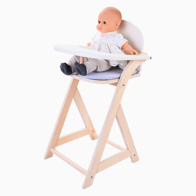 Silla de muñeca blanca