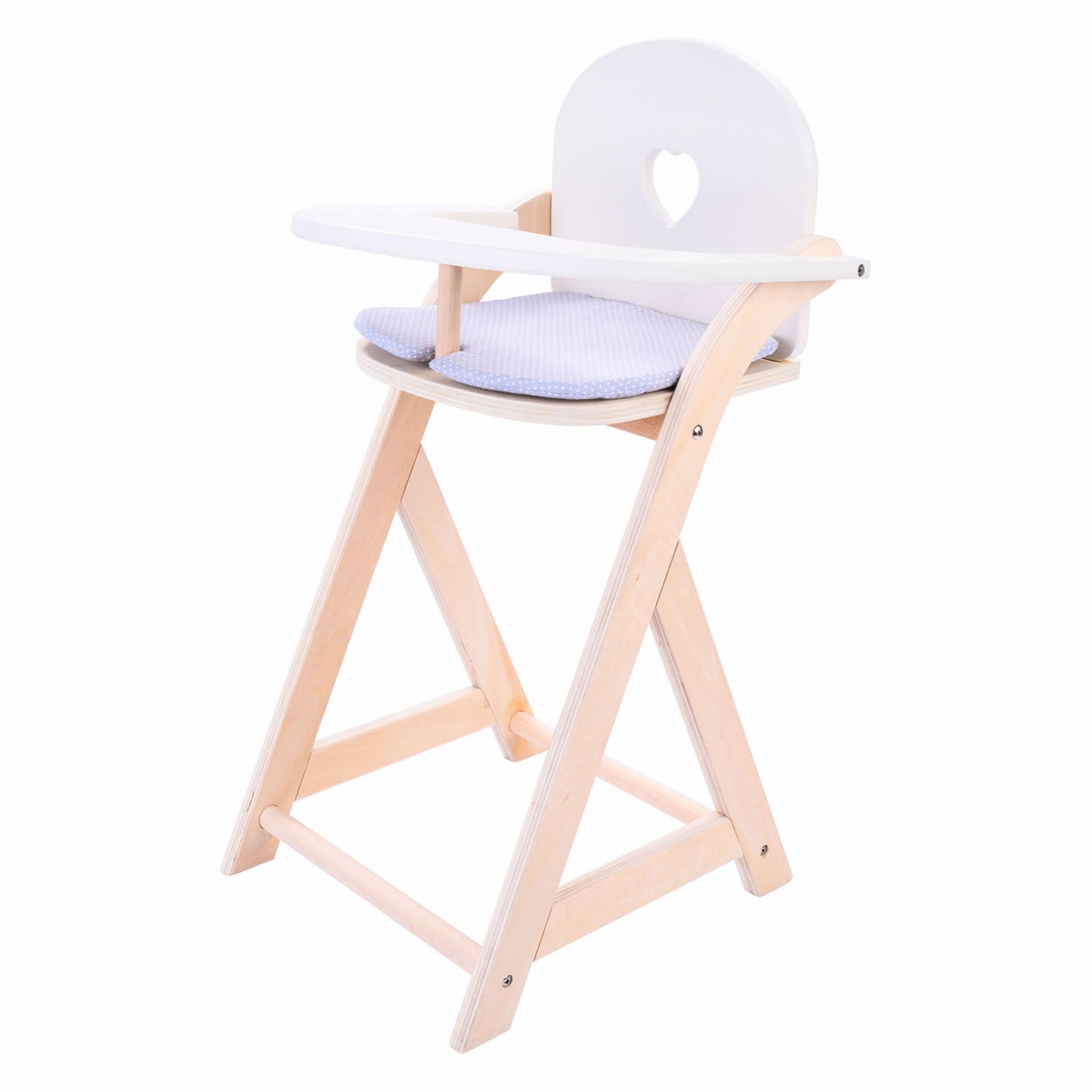 Silla de muñeca blanca