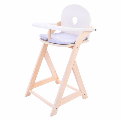 Silla de muñeca blanca