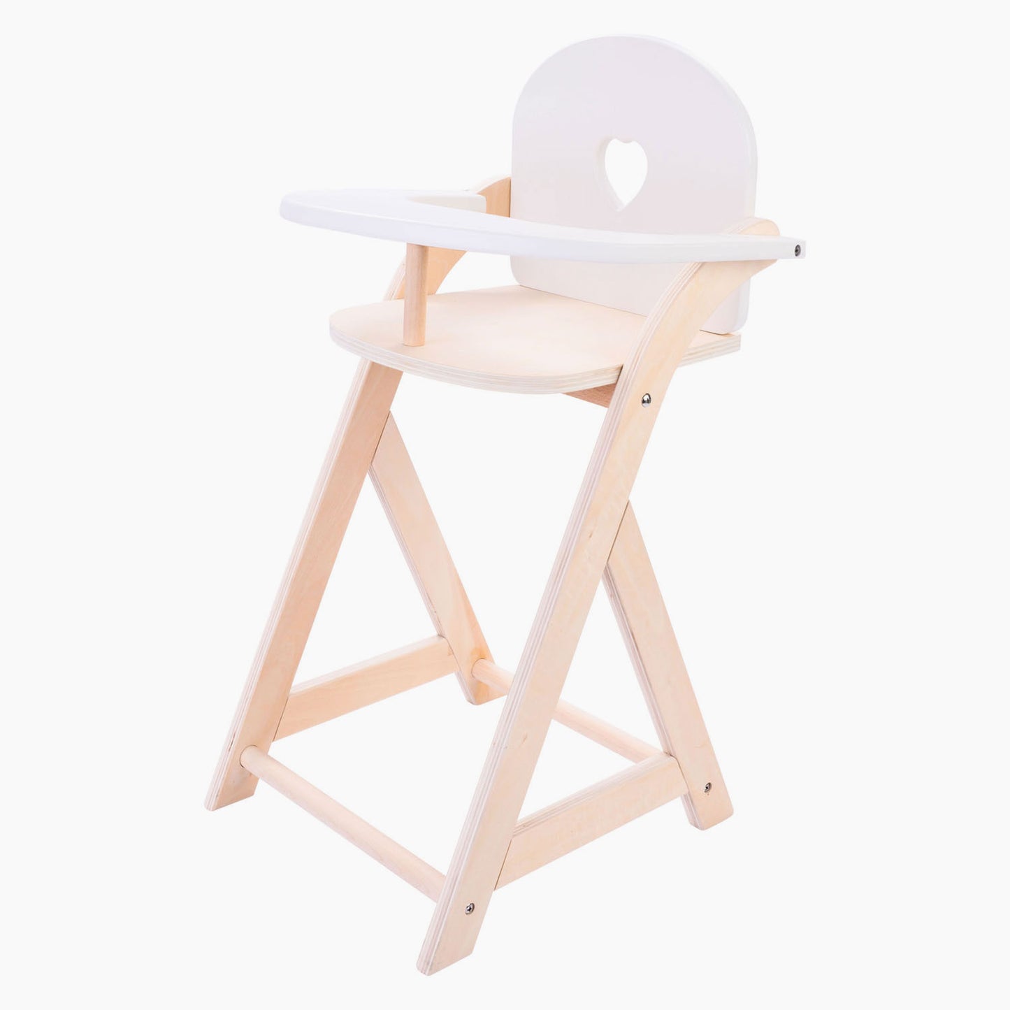 Silla de muñeca blanca