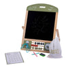 Houten tafel school- en whiteboard