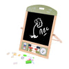Houten tafel school- en whiteboard