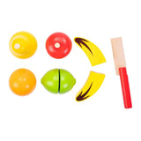 Juego de corte de frutas de madera. - afbeelding 3