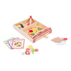 Juego de pizza gourmet de madera, 20 piezas