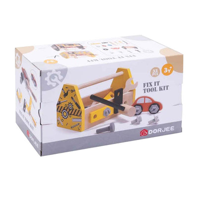 Dorjee Toolbox 33 pezzi junior legno giallo