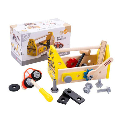 Dorjee Toolbox 33 pezzi junior legno giallo
