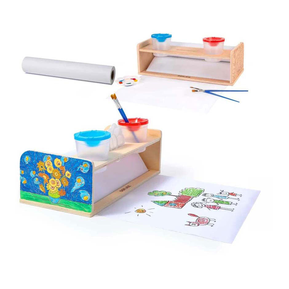 Dorjee houten papierrolhouder