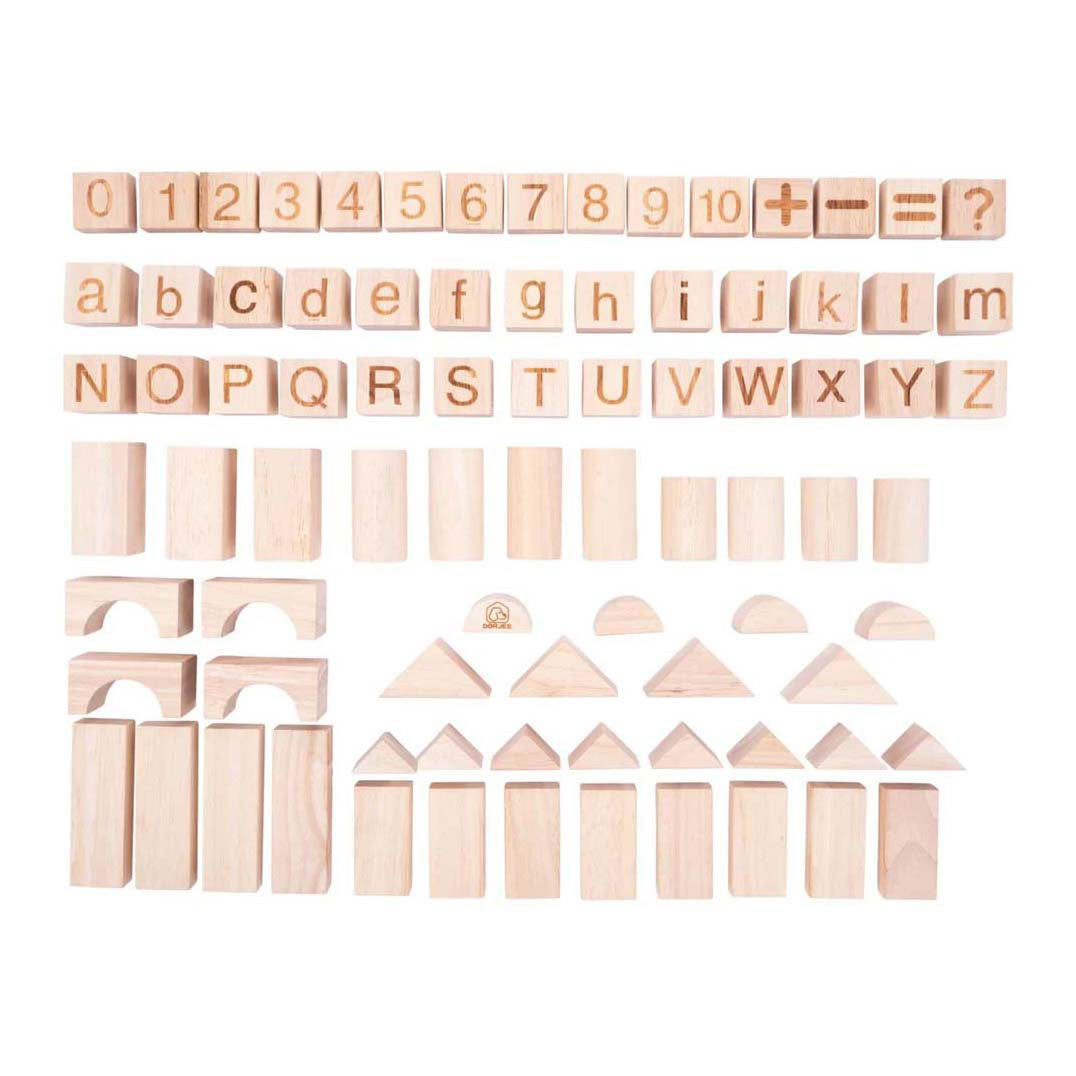 Paneles de construcción de madera natural, 84 uds.