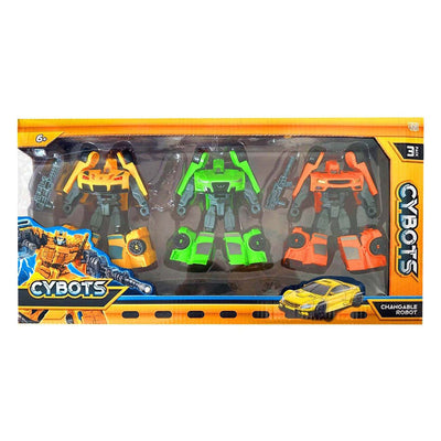 Cybots triple transformación paquete de 3