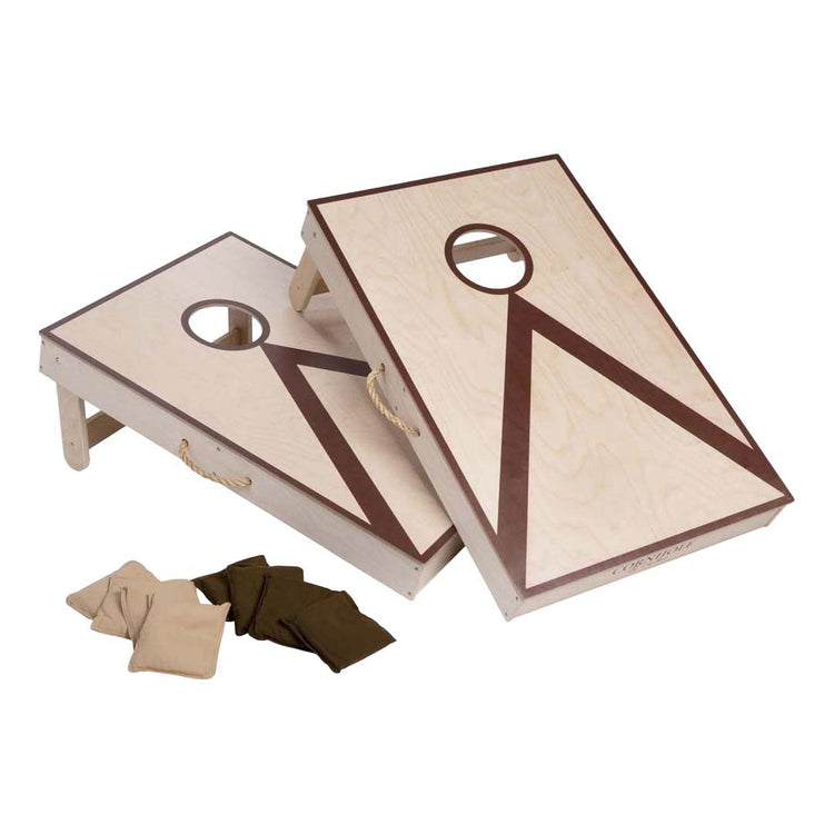 Juego de lanzamiento doble Cornhole 90x60cm - 2x4 bolsas