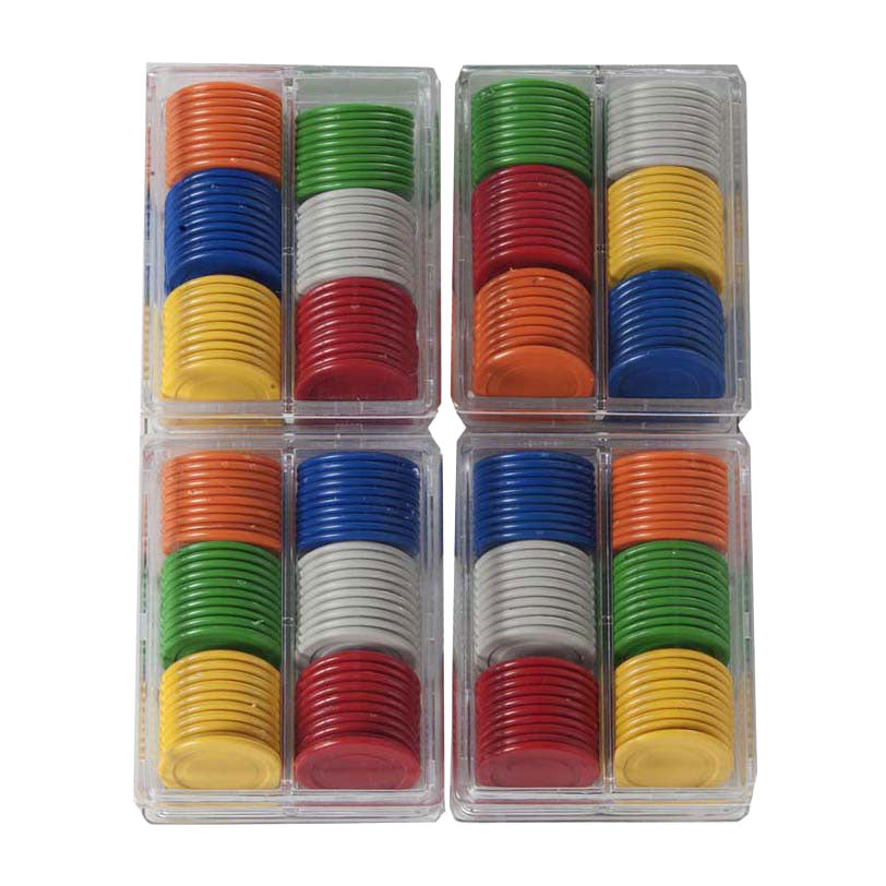 Chips 25mm 240 pezzi colori diversi