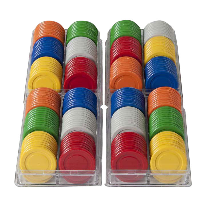 Chips 25mm 240 pezzi colori diversi
