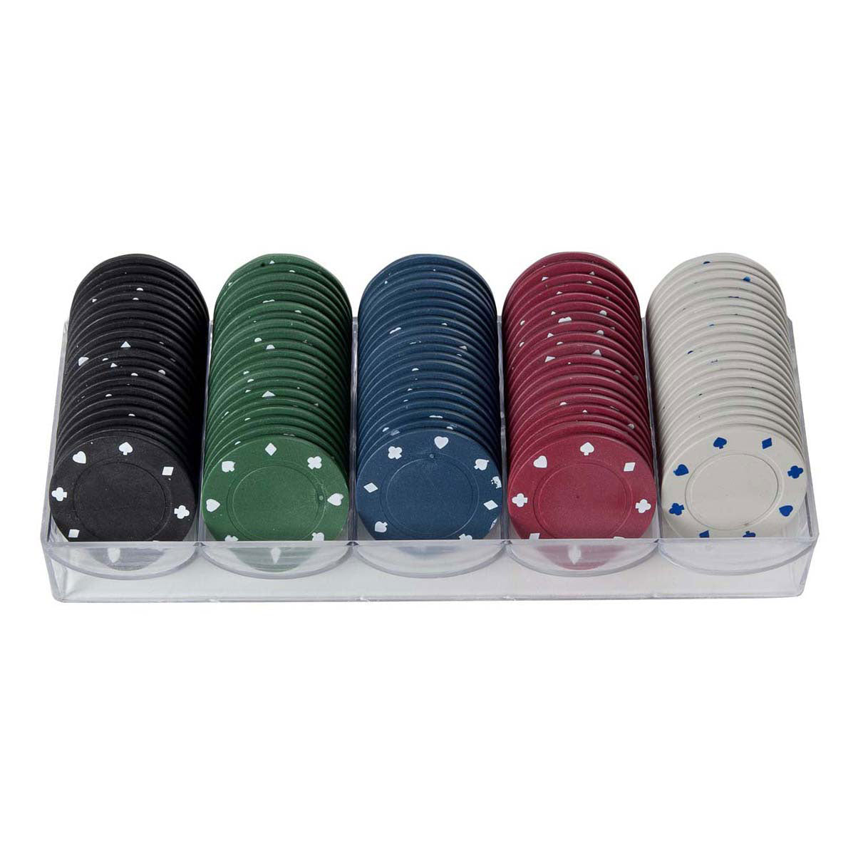 Chips 40mm 100 pezzi colori diversi