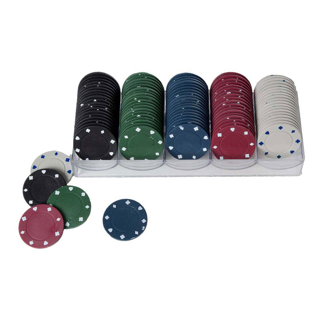 Chips 40mm 100 pezzi colori diversi