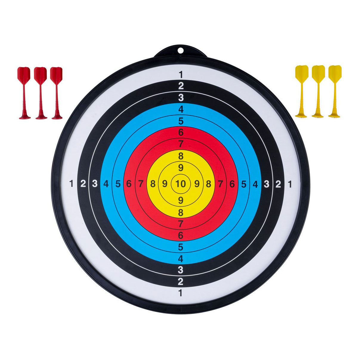 Double-sided magnetic dartboard