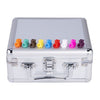 Domino dubbel 12 mexican train in aluminium koffer