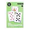 Longfield xxl speelkaarten 12,1 x 18,5 cm – geplastificeerd papieren kaartspel (54 kaarten) – extra groot kaartspel voor gezelschapsspellen familiespel – engelhart