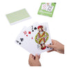 Longfield xxl speelkaarten 12,1 x 18,5 cm – geplastificeerd papieren kaartspel (54 kaarten) – extra groot kaartspel voor gezelschapsspellen familiespel – engelhart