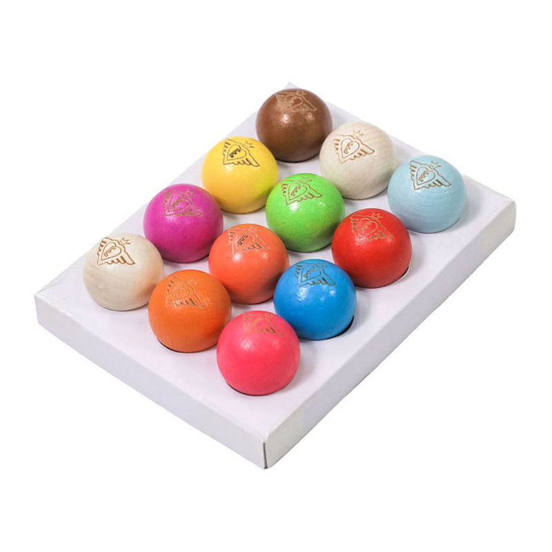 Engelhart jeu de boules peros 12 bolas de madera - 30mm