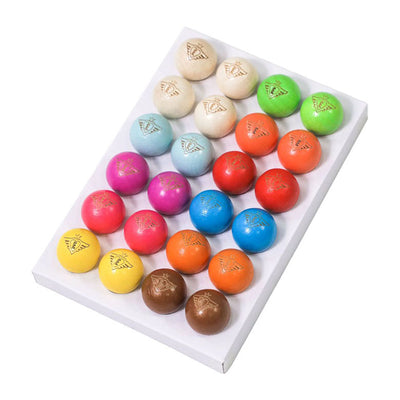 Engelhart jeu de boules buts 24 bolas de madera - 30mm