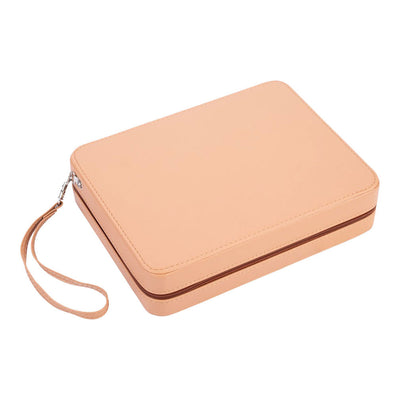 Juego de viaje de backgammon Engelhart con cremallera - beige