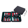 Gioco da viaggio backgammon Engelhart con cerniera - nero