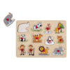 Puzzle de animales del zoológico - 12 piezas
