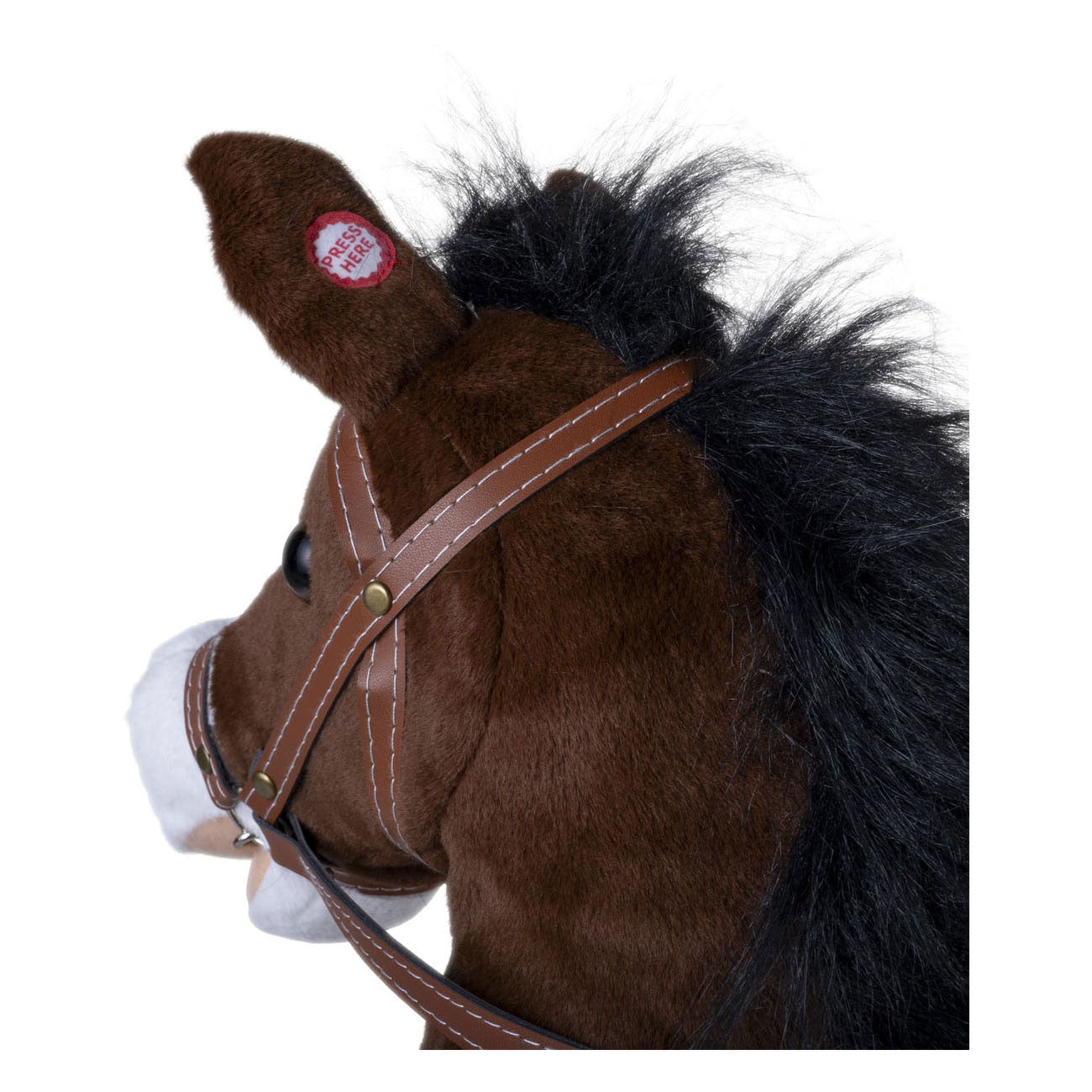 Caballo de madera marrón - 95cm