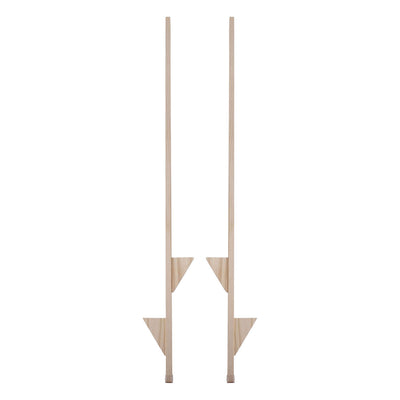 Trampoli in legno chiaro - 170 cm