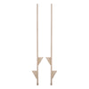 Stelten hout blank - 170cm