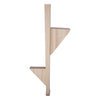 Stelten hout blank - 170cm