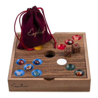 Juego de piedras preciosas de madera de nogal: de 2 a 6 jugadores