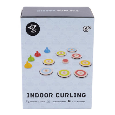 Juego de curling de madera para interior - 2 a 4 jugadores