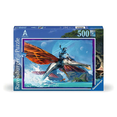 Avatar puzzle Ravensburger: la via dell'acqua 500 pezzi