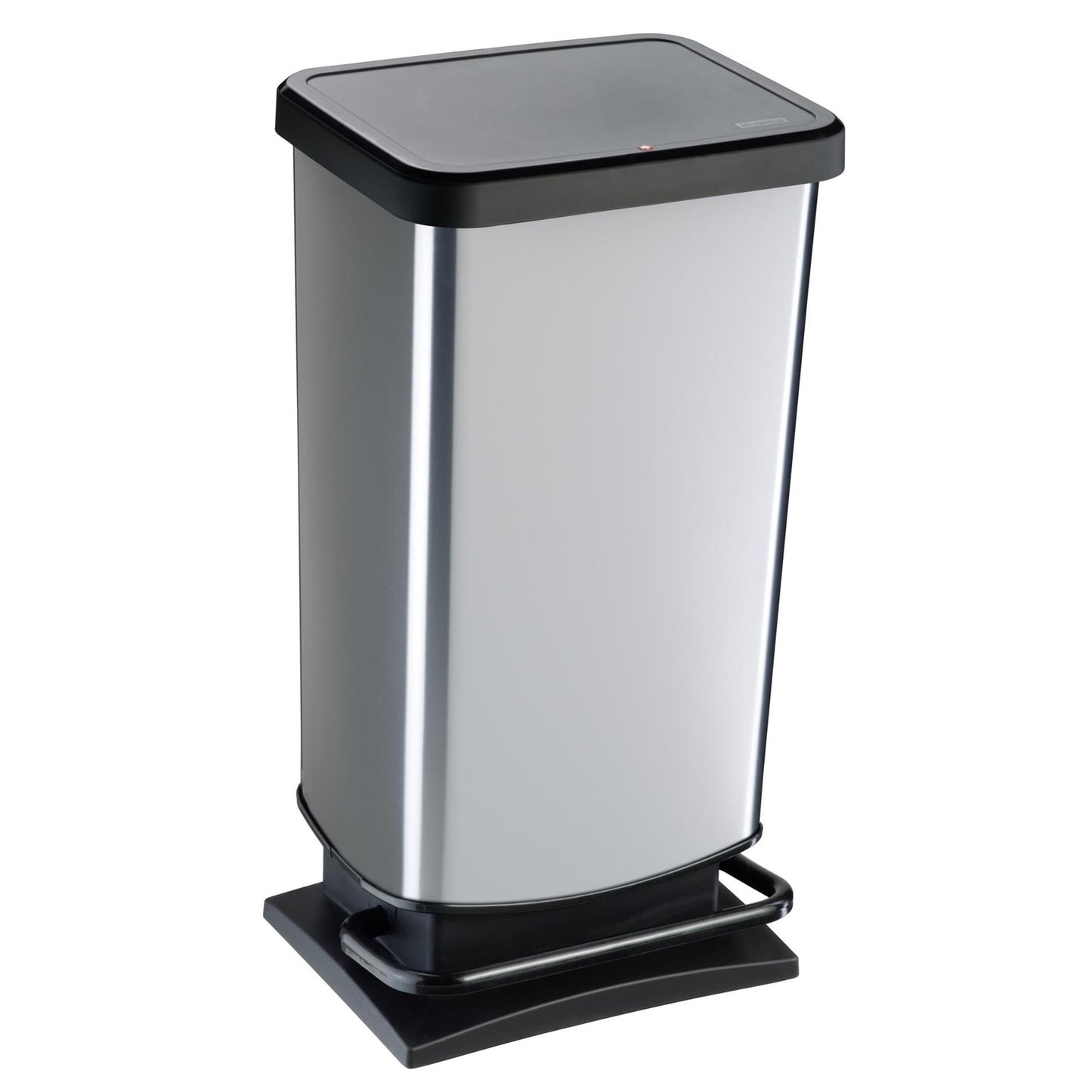 Rotho Rotho Paso Pedal Bin 40L Silver Metallic