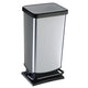 Rotho Rotho Paso Pedal Bin 40L Silver Metallic