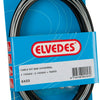 Elvedes Gas Cable Universal 1700 mm 2250 mm galvanizado negro (en el mapa)