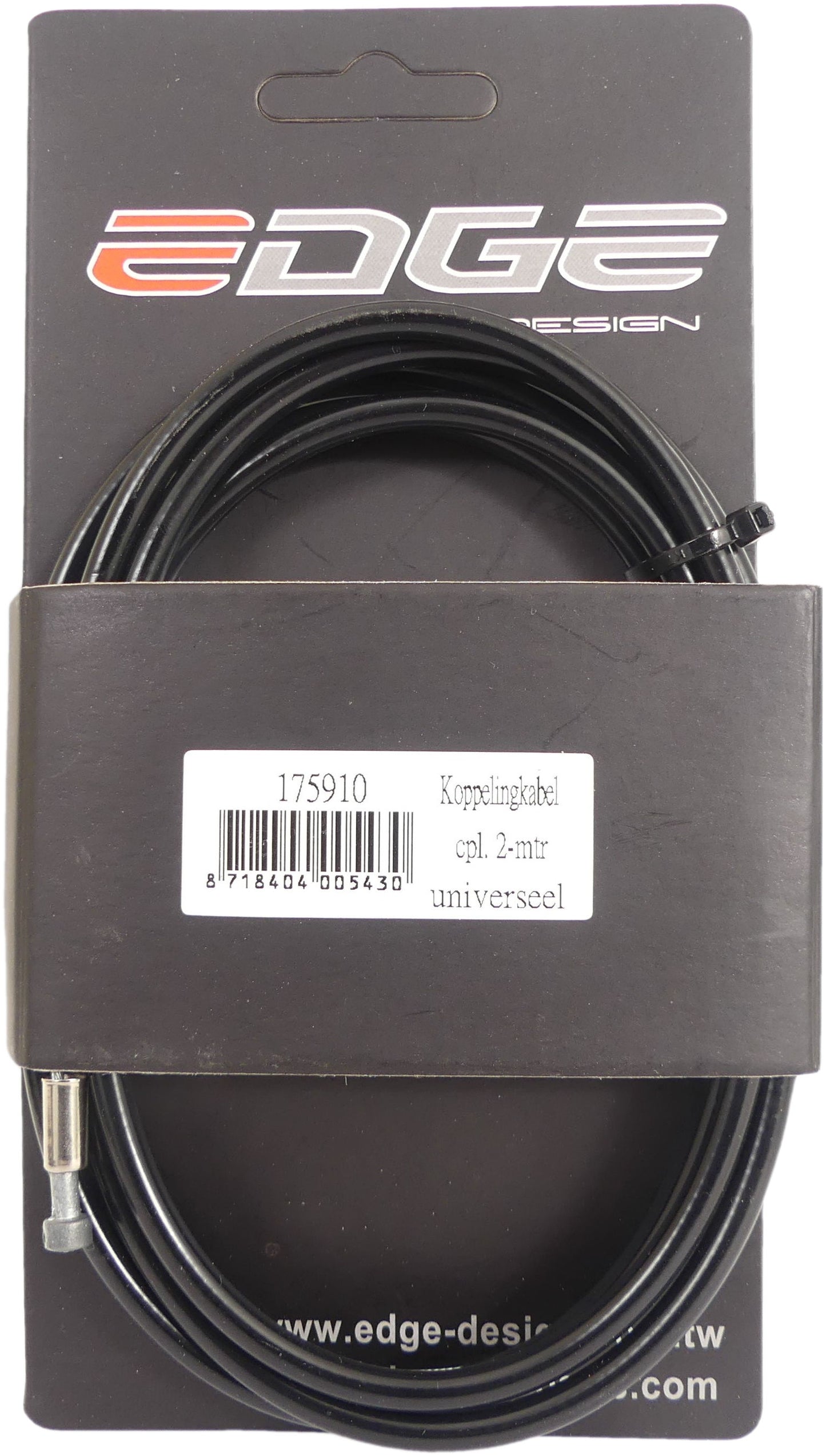 Edge Cable de embrague cable de freno 1700 2000mm V-pezón negro
